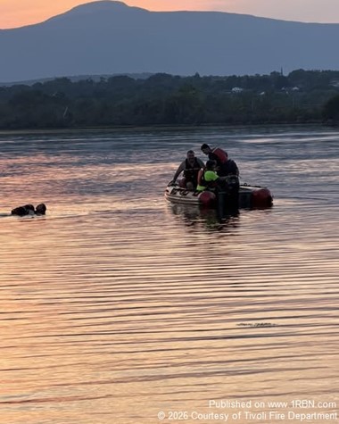 Tivoli Firefighters Refresh Water Rescue Skills
