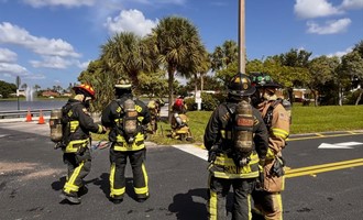 Hazmat Teams Contain Gas Leak After Damaged Natural Gas Line