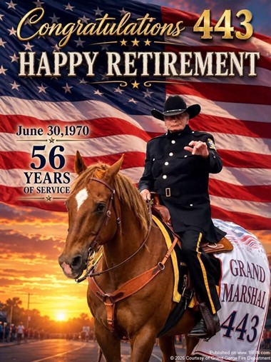 Grand Gorge FD Recognized Veteran Constable’s Retirement