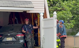 Car smashes into Plainfield NJ home requiring UASI / USAR response