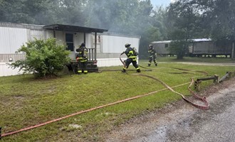 Rapid Response Limits Fire Damage in Mobile Home
