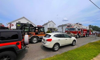 Hoarder house damaged by fire in Swoyersville,PA