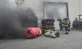 TWO ALARMS AT A COMMERCIAL BUILDING IN TOTOWA