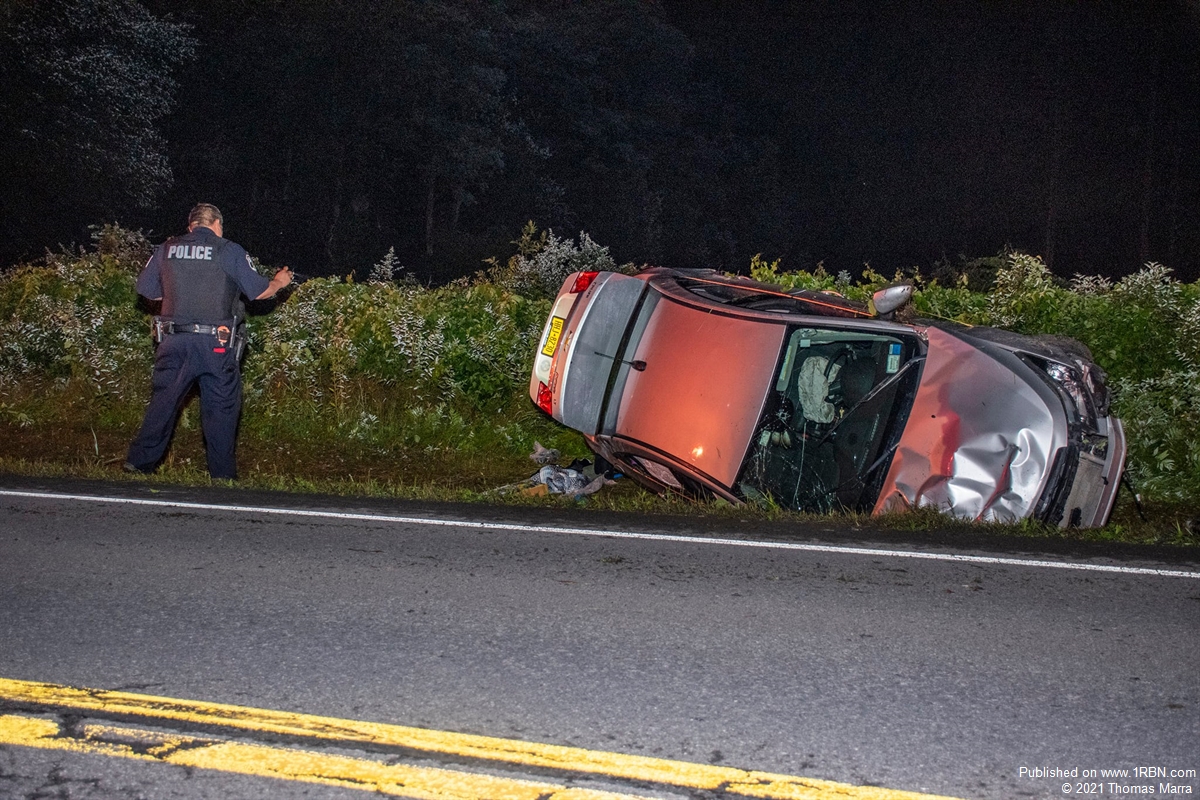 Driver Arrested For DWI After Flipping Car In Glenmont