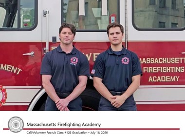 Matt Blood and Aidan Linnane Complete Recruit Training