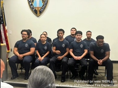 Providence Fire Recognized First CTE Program and EMS Training Graduates