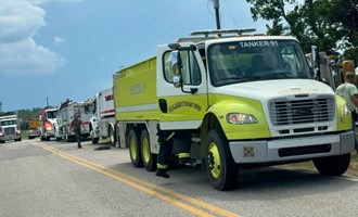 Firefighters Contain Residential Structure Fire Amid Extreme Heat