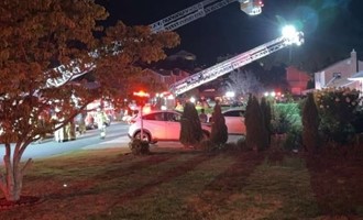 Truck Company Assists at Mutual Aid Structure Fire in Baldwin Borough