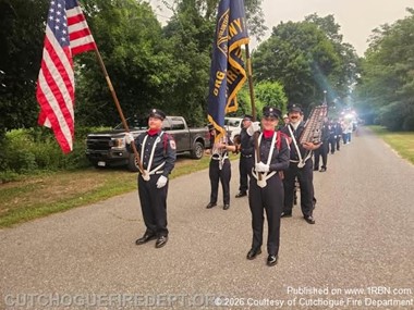 Cutchogue Fire Department Joins Jamesport Carnival Parade
