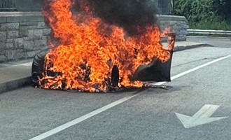 MLVFD Crews Contained Fully Involved Vehicle Fire