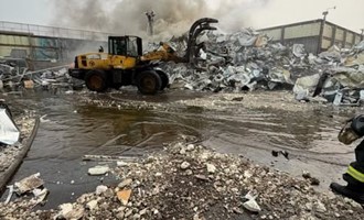 Melville Firefighters Assist at East Farmingdale Commercial Fire