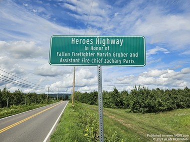 Heroes Highway/Firefighters Marvin Gruber and Zachary Paris