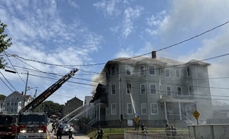 Heavy smoke on approach