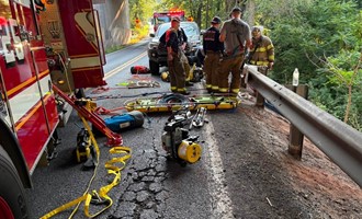 Serious Crash with Entrapment Prompts Mutual Aid Response on I-176
