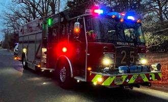Winslow Township Firefighters Contain Deck Fire