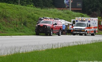 North Spartanburg and Wingo Park Handle Overturned RV with Entrap