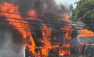 West Milford Fire Dept Responds to Fully Involved Structure Fire