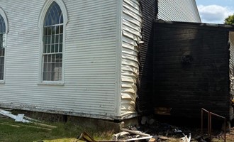 Dennys River Firefighters Responded to Church Fire