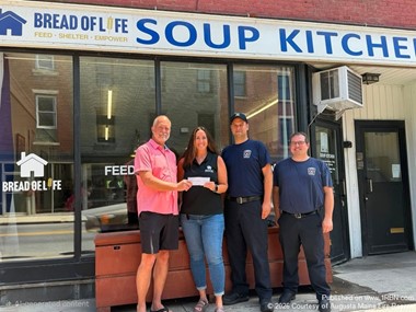 Augusta Fire-Rescue Honors Chief Dunbar With Community Donation