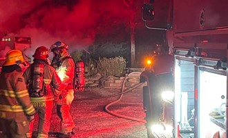 Troy and North Troy Crews Responded to Potton Fire