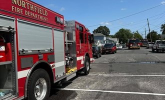 Northfield Crews Assist at Working Fire in Pleasantville