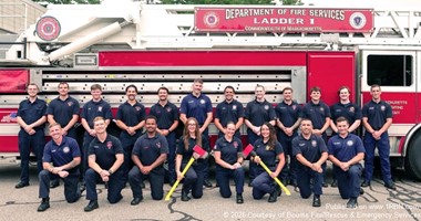 Bourne Firefighter Graduated from Recruit Class BW40