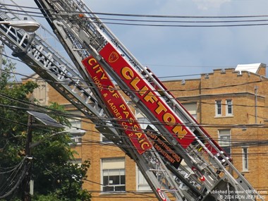 Clifton Ladder 3, Passaic Ladder 2 & East Rutherford Truck 1