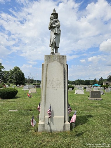 Bethlehem memorial Park Fireman’s memorial