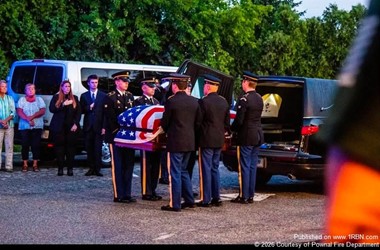 Pownal Fire Department Honors WWII Hero During Dignified Transfer