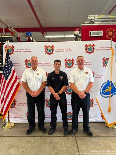 Mashpee Fire Department Swore In Two New Firefighter/EMTs