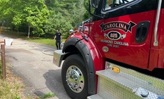 Richmond-Carolina Crews Responded to Utility Pole Fire