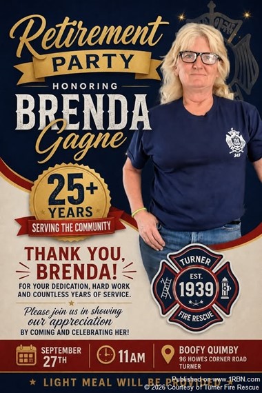 Turner Fire Rescue Honors Brenda Gagne