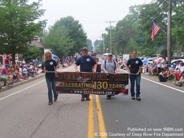 Deep River Fire Department Marks 130th Anniversary at National Muster