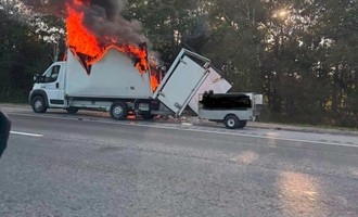 East Greenwich Crews Responded to Truck Fire