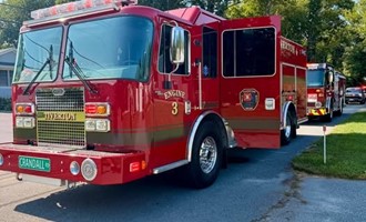 Tiverton Engine 3 Assisted at Westport Structure Fire