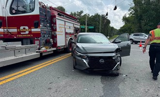 Motor Vehicle Crash Causes Road Closure at Key Brooksville Intersection