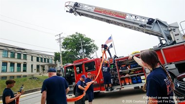 Dormont Crews Installed New Hose on 130 Truck