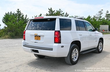 Suffolk County Fire Rescue Commissioners Vehicle.