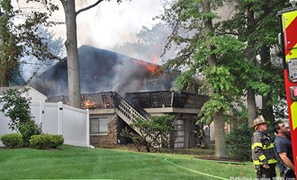Well Involved House Fire In Demarest