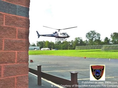Broadalbin-Kennyetto Fire Assists With EMS Landing Zone