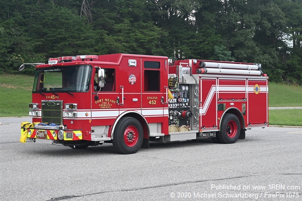 New Engine For Fort Meade Fire Department