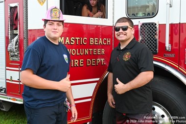 Mastic Beach Ambulance Member Wants To Be Fireman too.