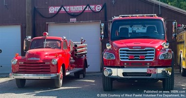 West Pawlet Fire Trucks: 1951 vs. 2026