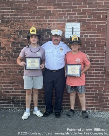Two East Farmingdale Juniors Graduate From Fire Camp