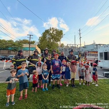 Future Responders Join Teaneck National Night Out Event