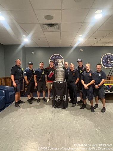 Firefighters, Hockey and the Stanley Cup Come Together in Washington Township