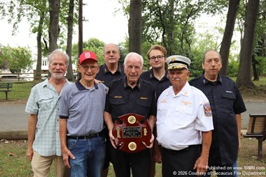 Longtime Secaucus Firefighter George Heflich Honored for Service