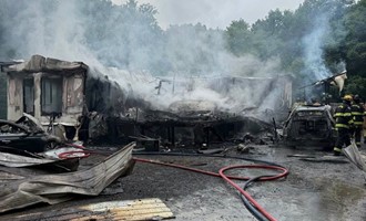 Four Killed in Early-Morning Newport House Fire as Multiple Departments Respond.