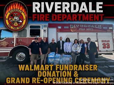 Riverdale Fire Department Supports Local Walmart Grand Re-Opening