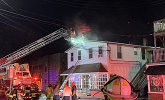 Jewett City Attic Fire